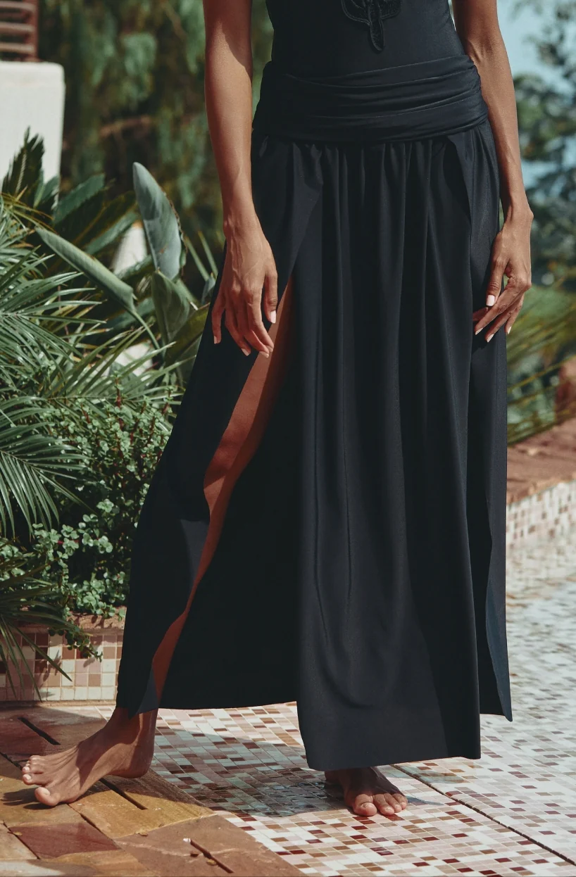 Robe-paréo bustier noir Cassiopée - Image 4